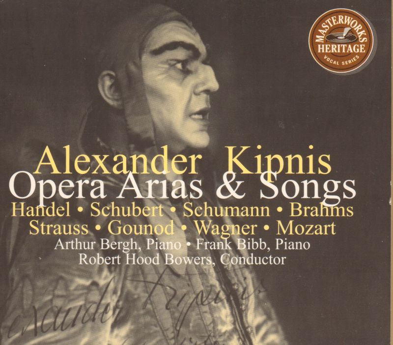 Alexander Kipnis - Opera Arias & Songs, 1996 E.U. Sony Classical ‎– MHK 62354