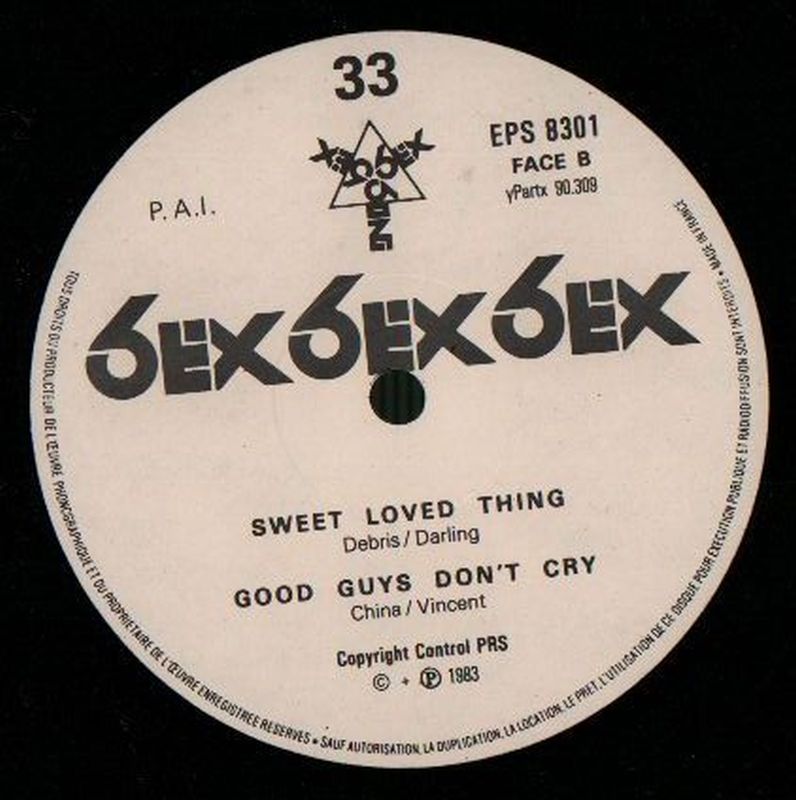 Sex Sex Sex(Vinyl LP)6ex 6ex 6ex-EPS 8301-France-1983-VG/Ex+ | eBay