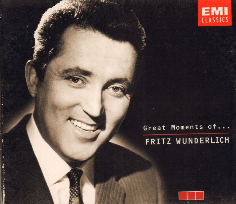 Fritz Wunderlich(3CD Album Box Set)Great Moments of-EMI Classics-2000 ...