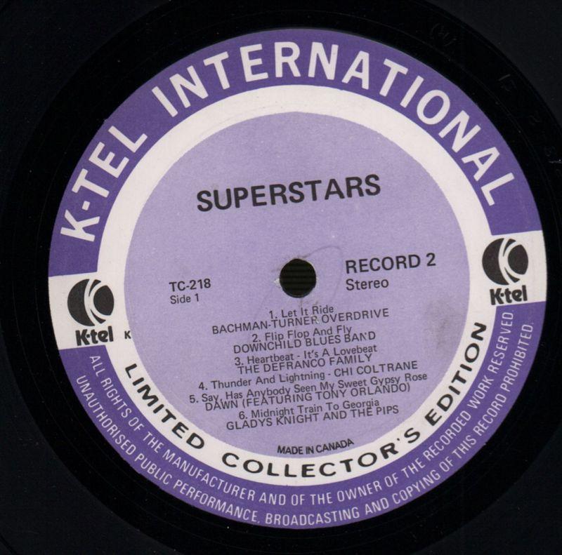 Various Rock(Vinyl LP)Superstars Greatest Hits Volume Two-K TEL-TC-218 ...