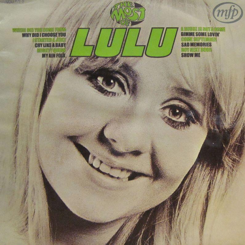 Luluvinyl Lpthe Most Of Lulu Music For Pleasure Mfp 5254 Uk Vgvg Ebay 4705