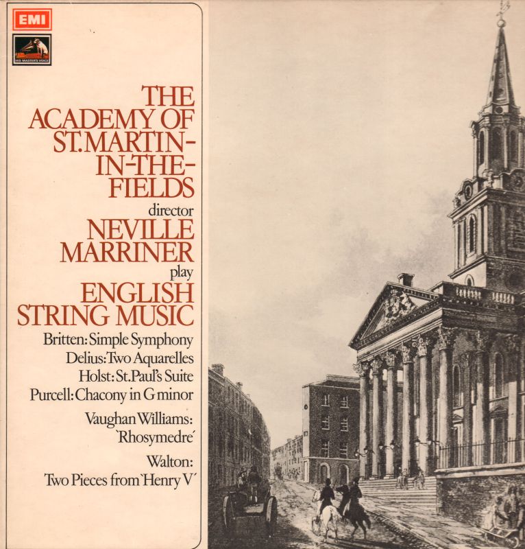 The Academy of St Martin In The Fields(B/w Band Vinyl LP)English