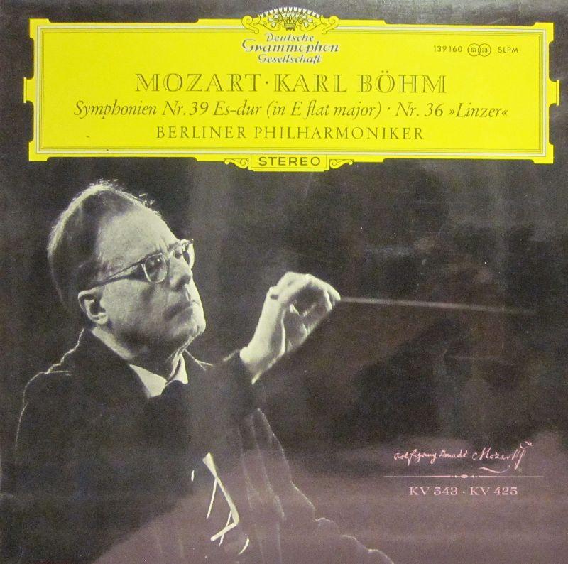 Mozart(Vinyl LP)Symphonien Nr.39/Nr.36 (Linzer)-Deutsche