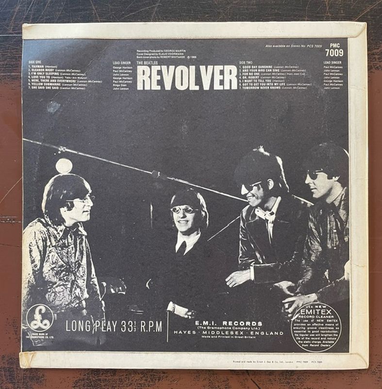 BEATLES★Revolver UK Y/B Parlophone stere BEATLES☆Revolver UK Y/B Parlophone mono 新着