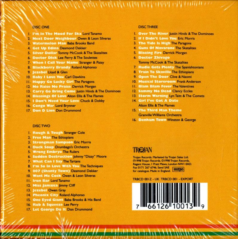 TROJAN SKA BOX SET 限定版 3CD Various Artists - Trojan Ska Box Set - Amazon.com Music